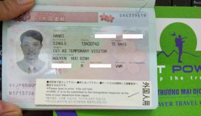 Xin chúc mừng anh Nguyễn Hữu Bình đã có được visa du lịch Nhật